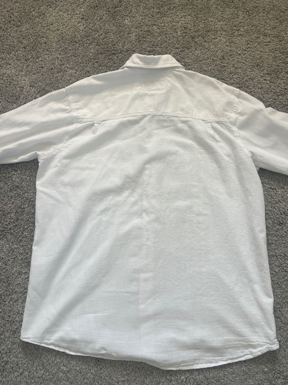 Farthest Point Casuals Men's Peruvian Pima Pin-tuck White Textured Shirt -Size M - Picture 2 of 14